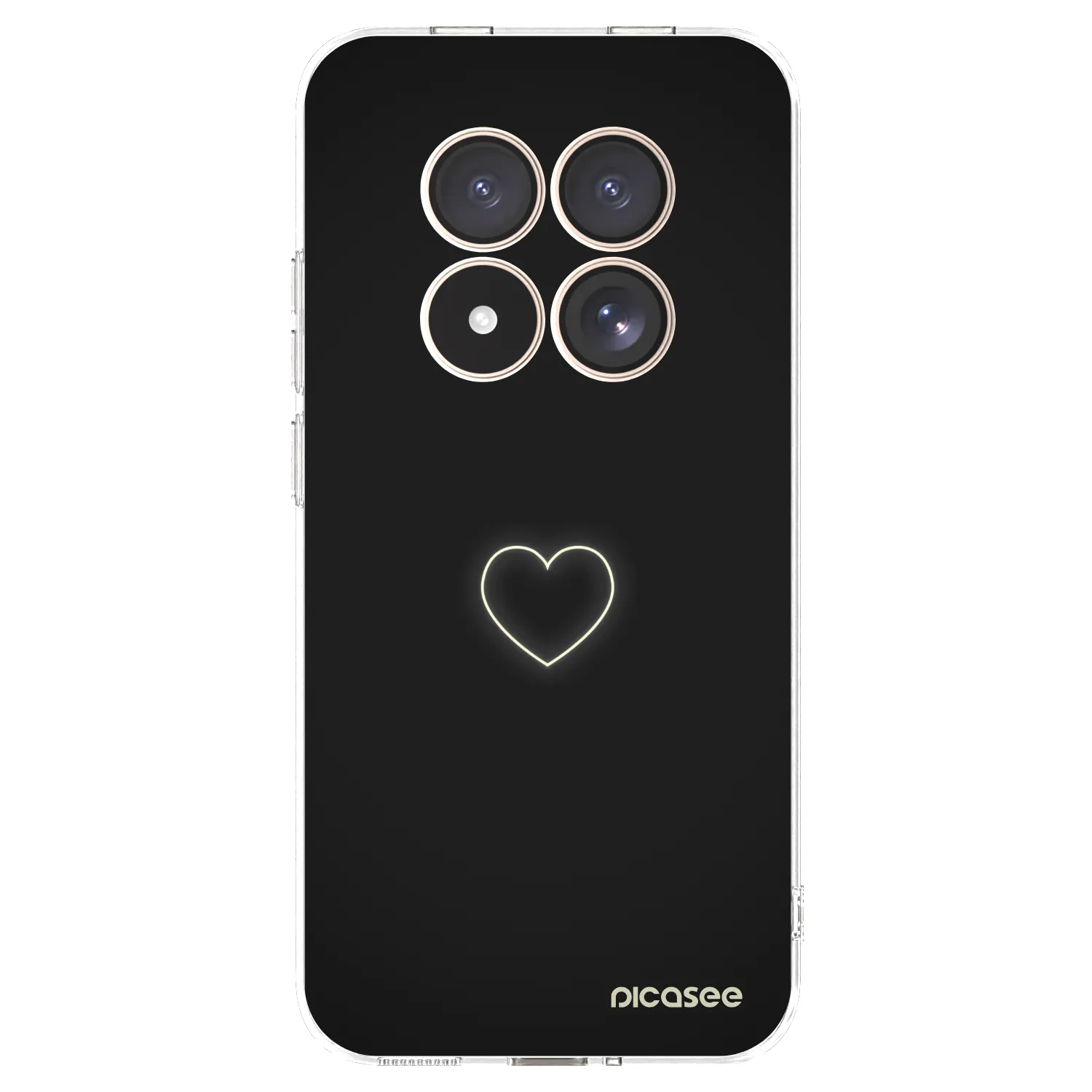 Picasee átlátszó szilikon tok az alábbi mobiltelefonokra Xiaomi Redmi Note 15 Pro 4G - Heart
