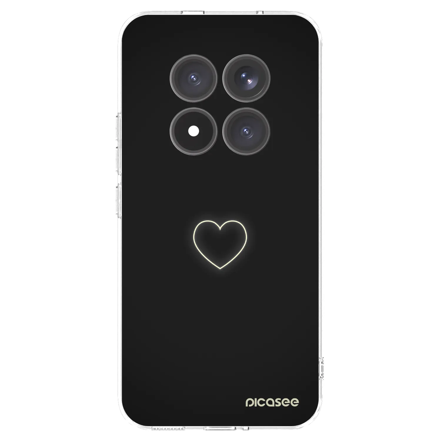Picasee átlátszó szilikon tok az alábbi mobiltelefonokra Xiaomi Redmi Note 15 Pro+ - Heart