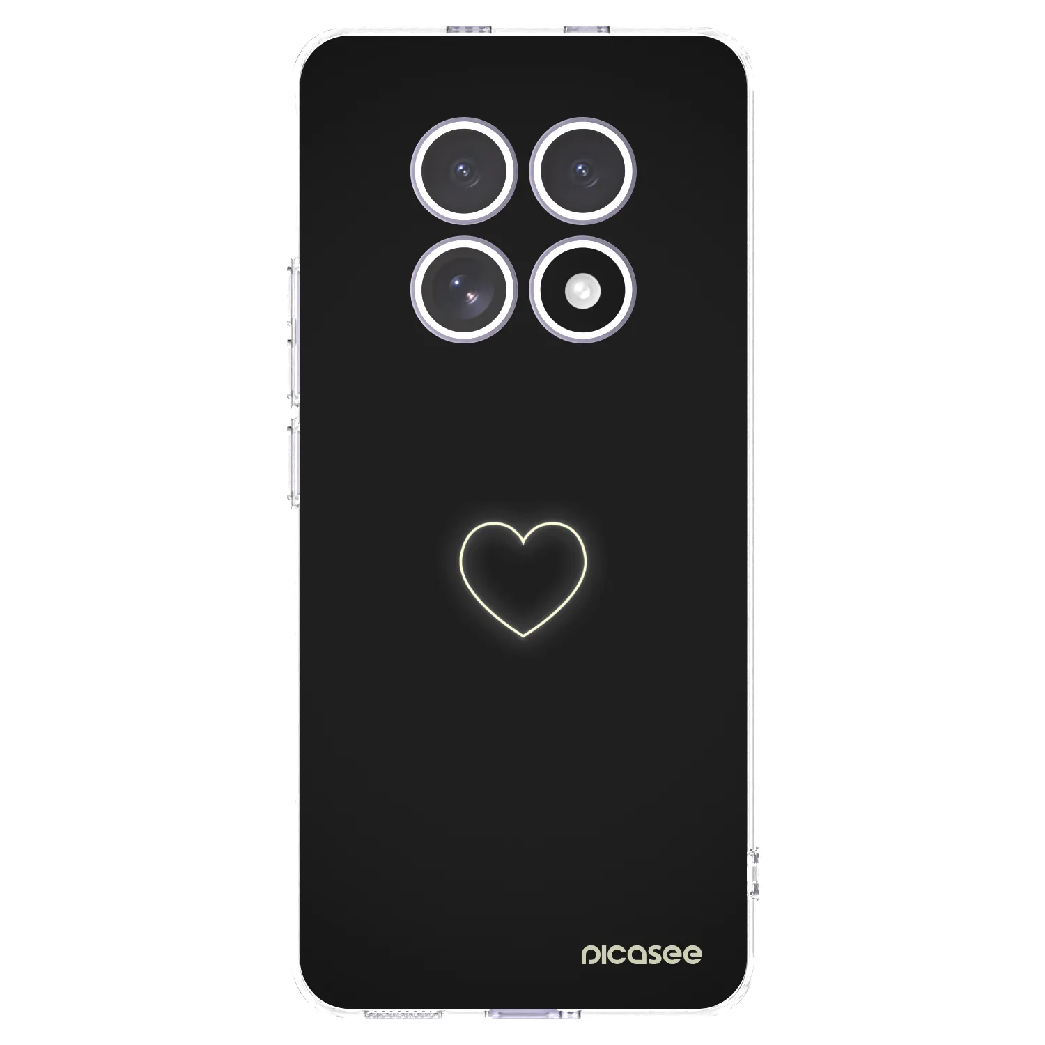 Picasee átlátszó szilikon tok az alábbi mobiltelefonokra Xiaomi Redmi Note 15 - Heart
