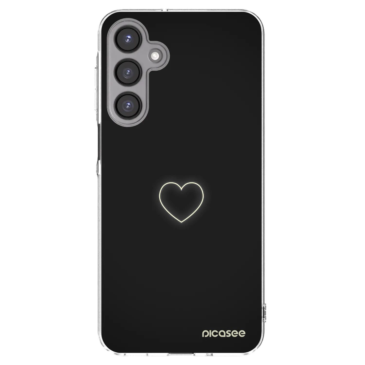 Picasee átlátszó szilikon tok az alábbi mobiltelefonokra Samsung Galaxy A16 4G - Heart