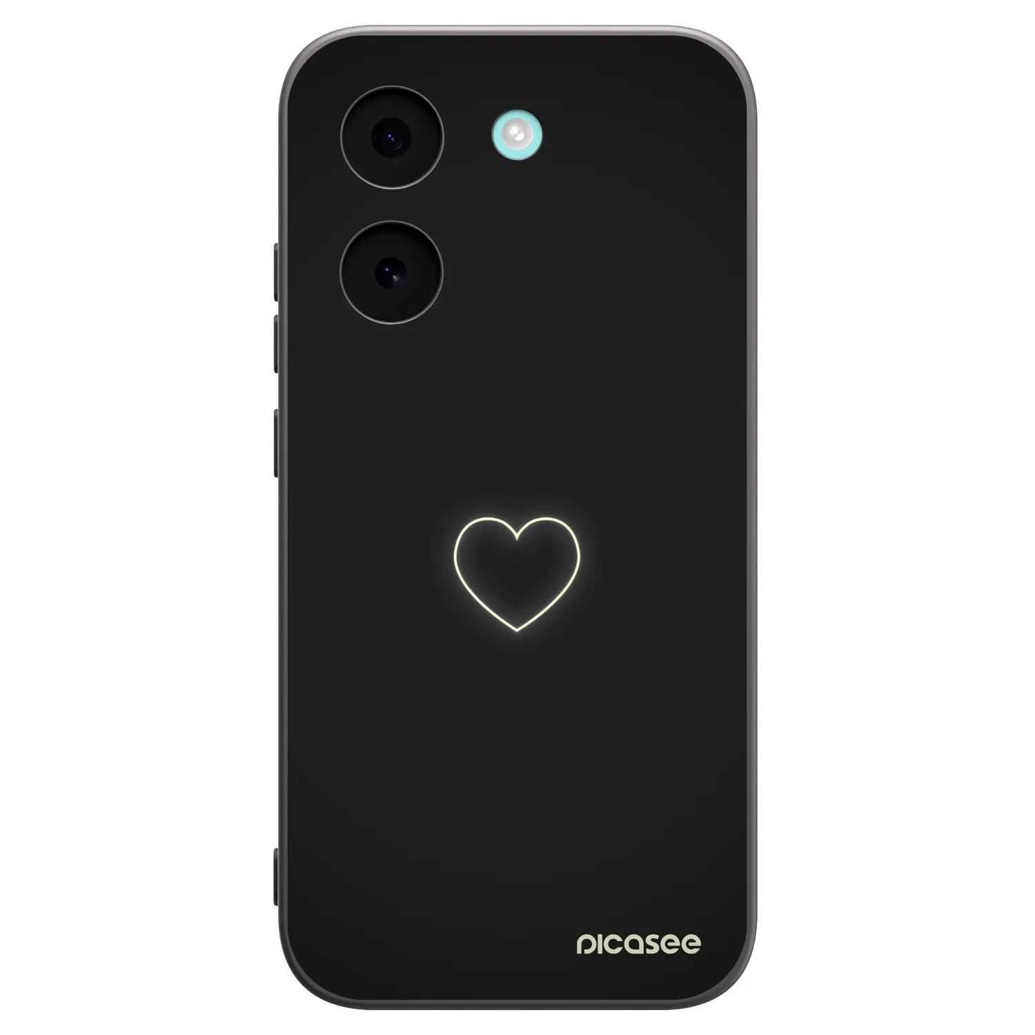 Picasee fekete szilikon tok az alábbi mobiltelefonokra Xiaomi Poco X8 Pro - Heart