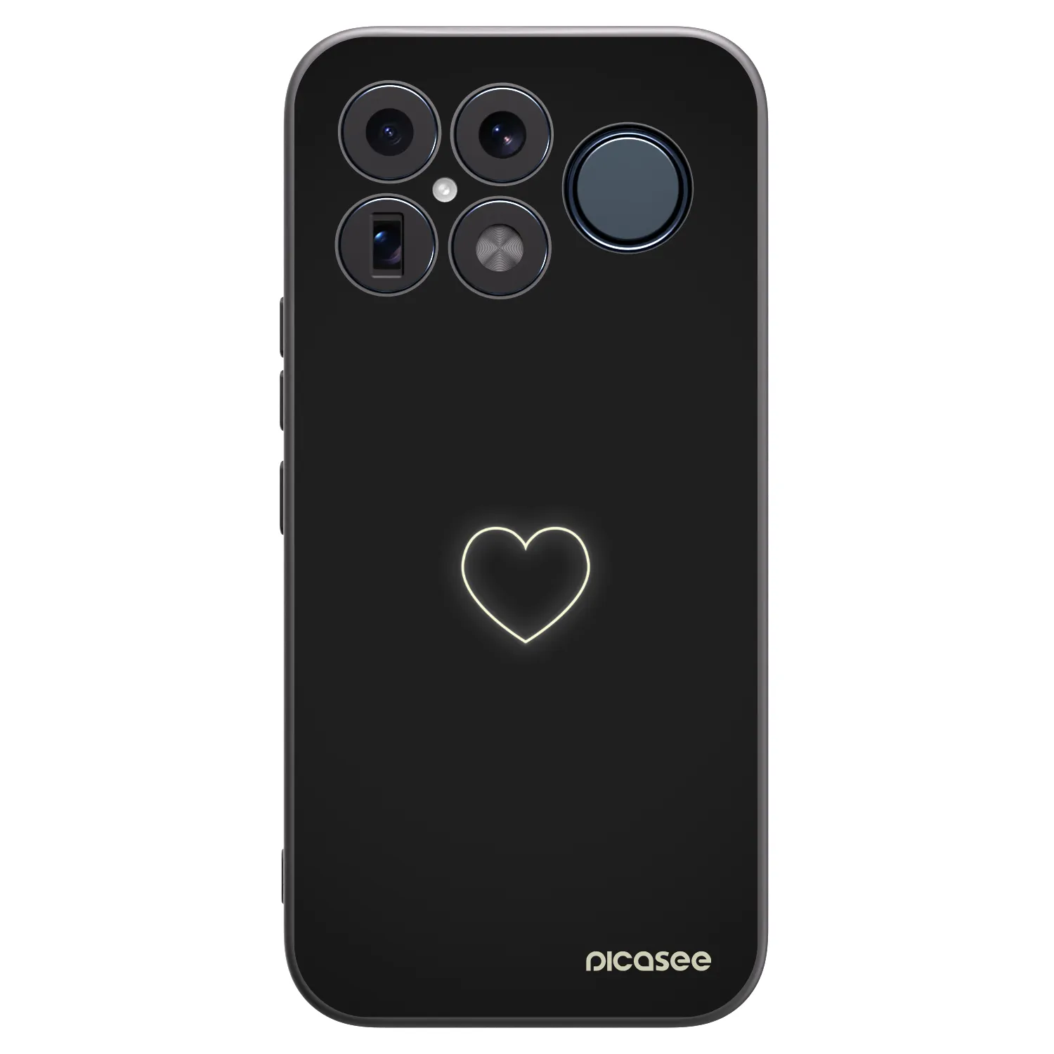 Picasee fekete szilikon tok az alábbi mobiltelefonokra Xiaomi Poco F8 Ultra - Heart