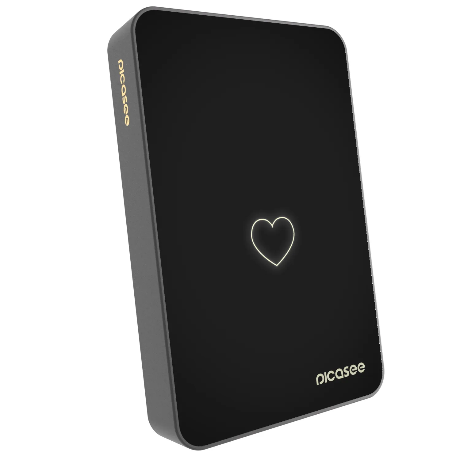 Picasee Powerbank MagSafe 10 000 mAh Szürke - Heart