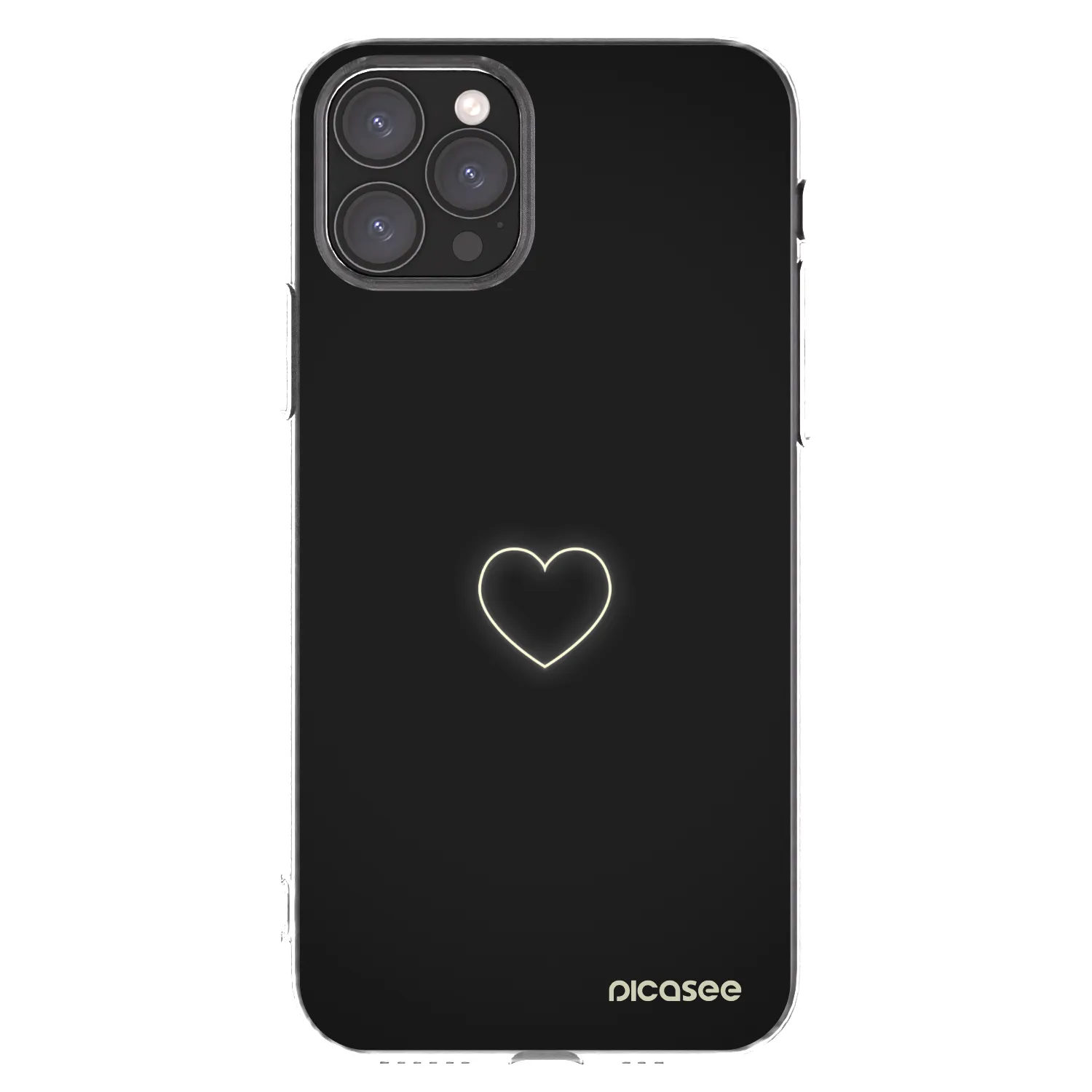 Picasee átlátszó szilikon tok az alábbi mobiltelefonokra Apple iPhone 11 Pro - Heart