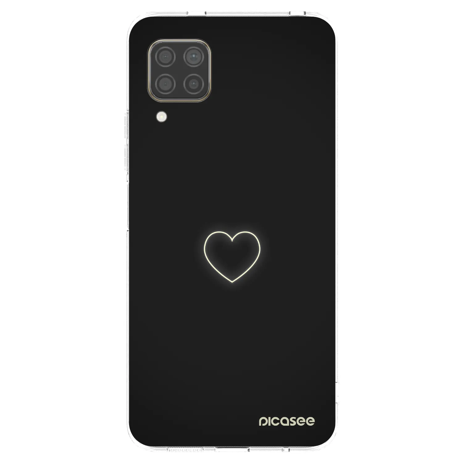 Picasee átlátszó szilikon tok az alábbi mobiltelefonokra Huawei P40 Lite - Heart