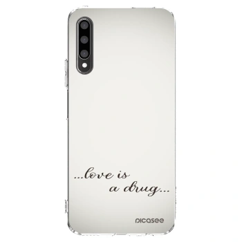 Picasee átlátszó szilikon tok az alábbi mobiltelefonokra Honor 9X Pro - Love is a drug