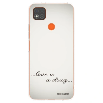 Picasee átlátszó szilikon tok az alábbi mobiltelefonokra Xiaomi Redmi 9C - Love is a drug