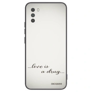 Picasee fekete szilikon tok az alábbi mobiltelefonokra Xiaomi Poco M3 - Love is a drug