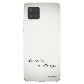 Picasee átlátszó szilikon tok az alábbi mobiltelefonokra Samsung Galaxy A42 A426B - Love is a drug