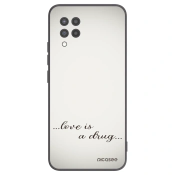 Picasee fekete szilikon tok az alábbi mobiltelefonokra Samsung Galaxy A42 A426B - Love is a drug
