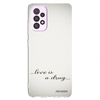 Picasee átlátszó szilikon tok az alábbi mobiltelefonokra Samsung Galaxy A32 5G A326B - Love is a drug