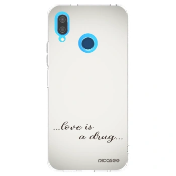 Picasee átlátszó szilikon tok az alábbi mobiltelefonokra Huawei P20 Lite - Love is a drug