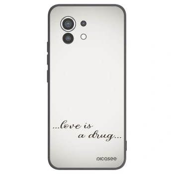 Picasee fekete szilikon tok az alábbi mobiltelefonokra Xiaomi Mi 11 - Love is a drug