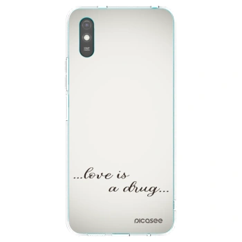 Picasee átlátszó szilikon tok az alábbi mobiltelefonokra Xiaomi Redmi 9AT - Love is a drug