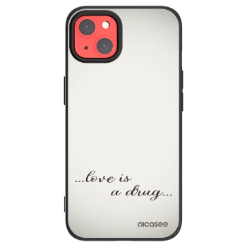 Picasee fekete szilikon tok az alábbi mobiltelefonokra Apple iPhone 13 - Love is a drug
