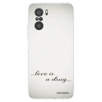 Picasee átlátszó szilikon tok az alábbi mobiltelefonokra Xiaomi Poco F3 - Love is a drug