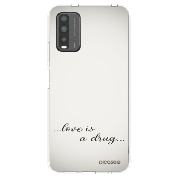 Picasee fekete szilikon tok az alábbi mobiltelefonokra Xiaomi Redmi 9T - Love is a drug