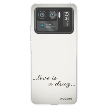Picasee átlátszó szilikon tok az alábbi mobiltelefonokra Xiaomi Mi 11 Ultra - Love is a drug