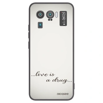 Picasee fekete szilikon tok az alábbi mobiltelefonokra Xiaomi Mi 11 Ultra - Love is a drug