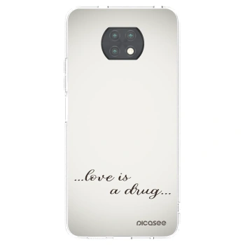 Picasee átlátszó szilikon tok az alábbi mobiltelefonokra Xiaomi Redmi Note 9T - Love is a drug
