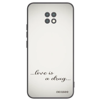 Picasee fekete szilikon tok az alábbi mobiltelefonokra Xiaomi Redmi Note 9T - Love is a drug