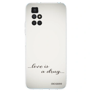 Picasee átlátszó szilikon tok az alábbi mobiltelefonokra Xiaomi Redmi 10 - Love is a drug