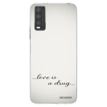 Picasee átlátszó szilikon tok az alábbi mobiltelefonokra Vivo Y20s - Love is a drug