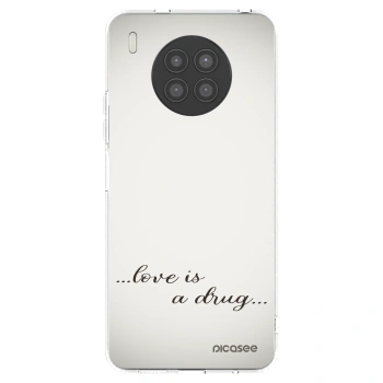 Picasee átlátszó szilikon tok az alábbi mobiltelefonokra Huawei Nova 8i - Love is a drug