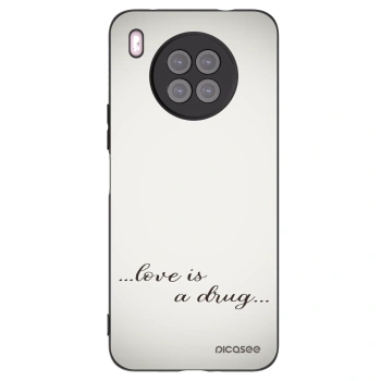 Picasee fekete szilikon tok az alábbi mobiltelefonokra Huawei Nova 8i - Love is a drug