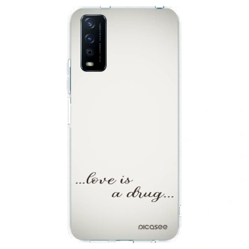 Picasee átlátszó szilikon tok az alábbi mobiltelefonokra Vivo Y11s - Love is a drug