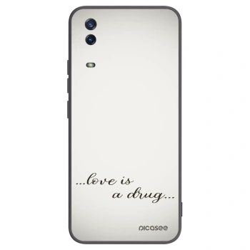 Picasee fekete szilikon tok az alábbi mobiltelefonokra Vivo Y11s - Love is a drug