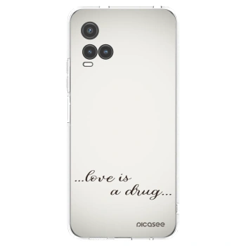 Picasee átlátszó szilikon tok az alábbi mobiltelefonokra Vivo Y33s - Love is a drug