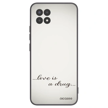 Picasee fekete szilikon tok az alábbi mobiltelefonokra Realme 8i - Love is a drug