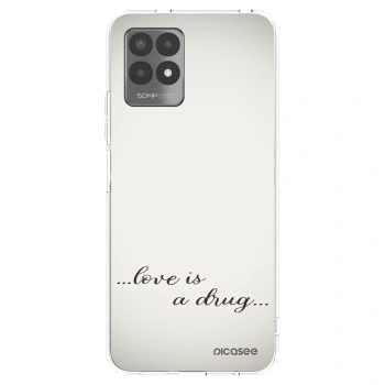 Picasee átlátszó szilikon tok az alábbi mobiltelefonokra Realme 8i - Love is a drug