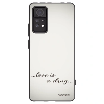 Picasee fekete szilikon tok az alábbi mobiltelefonokra Xiaomi Redmi Note 11 Pro 5G - Love is a drug