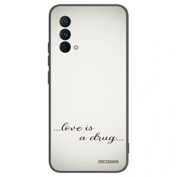 Picasee fekete szilikon tok az alábbi mobiltelefonokra Realme GT Master Edition 5G - Love is a drug