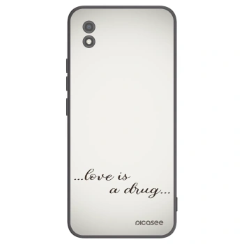 Picasee fekete szilikon tok az alábbi mobiltelefonokra Realme C11 (2021) - Love is a drug