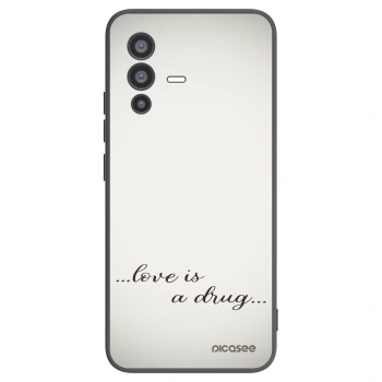 Picasee fekete szilikon tok az alábbi mobiltelefonokra Vivo V23 5G - Love is a drug