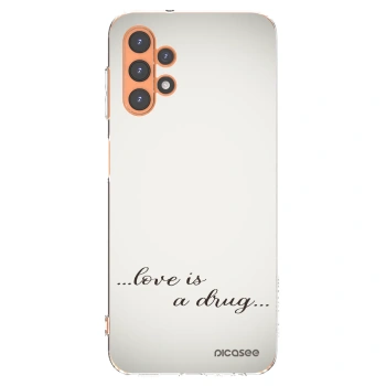 Picasee átlátszó szilikon tok az alábbi mobiltelefonokra Samsung Galaxy A13 4G A135 - Love is a drug