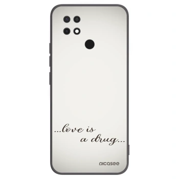 Picasee fekete szilikon tok az alábbi mobiltelefonokra Xiaomi Redmi 10C - Love is a drug