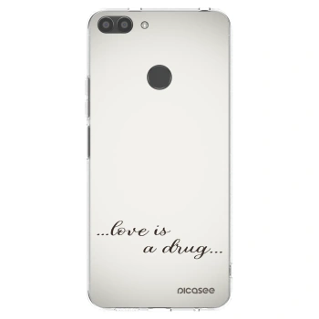 Picasee átlátszó szilikon tok az alábbi mobiltelefonokra Huawei P Smart - Love is a drug