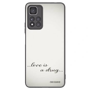 Picasee fekete szilikon tok az alábbi mobiltelefonokra Xiaomi Redmi Note 11 Pro+ 5G - Love is a drug