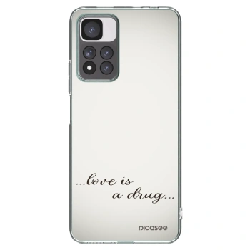 Picasee átlátszó szilikon tok az alábbi mobiltelefonokra Xiaomi Redmi Note 11 Pro+ 5G - Love is a drug