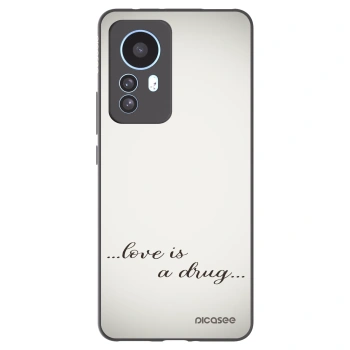 Picasee fekete szilikon tok az alábbi mobiltelefonokra Xiaomi 12T Pro - Love is a drug