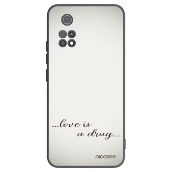 Picasee fekete szilikon tok az alábbi mobiltelefonokra Xiaomi Poco M4 Pro - Love is a drug
