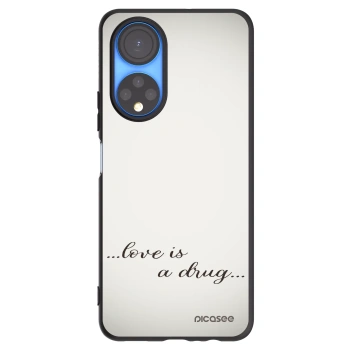 Picasee fekete szilikon tok az alábbi mobiltelefonokra Honor X7 - Love is a drug