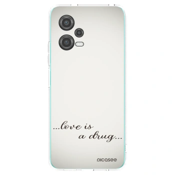 Picasee átlátszó szilikon tok az alábbi mobiltelefonokra Xiaomi Poco X5 - Love is a drug