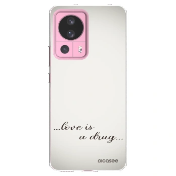 Picasee átlátszó szilikon tok az alábbi mobiltelefonokra Xiaomi 13 Lite - Love is a drug