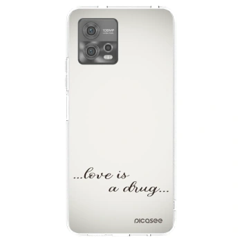 Picasee átlátszó szilikon tok az alábbi mobiltelefonokra Motorola Moto G72 - Love is a drug