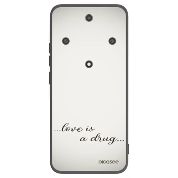 Picasee fekete szilikon tok az alábbi mobiltelefonokra Honor Magic5 Lite 5G - Love is a drug